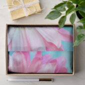 Mooie roze ventilator Sluiten Foto Tissuepapier (Geschenk)