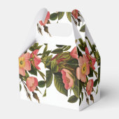 Mooie Roze Vintage Rozen Botanisch Bedankdoosjes (Achterkant)