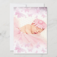 Mooie Roze Vlinder Kruis Foto Doop 2