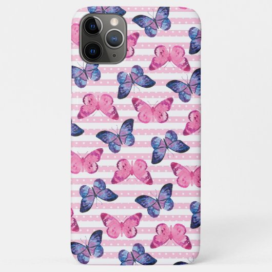 Mooie Roze Vlinders Case-Mate iPhone Case (Achterkant)