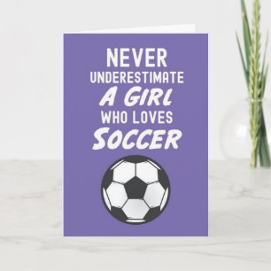 Mooie Roze Voetbal Kaarten Voor Kinderen Meisjes F