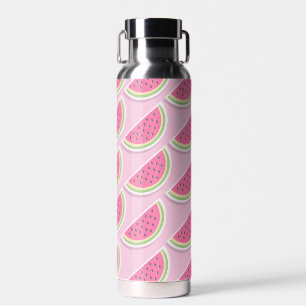 Mooie Roze Watermeloen Patroon Waterfles