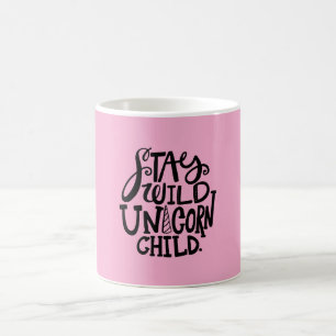 Mooie Roze Wilde Eenhoorn Koffiemok