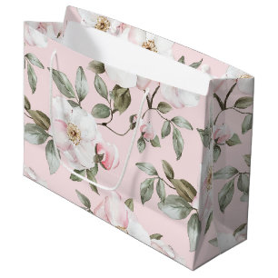Mooie Roze Witte Bloemen Bruidsdouche Groot Cadeauzakje