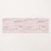 Mooie Roze Witte Bloemen   Yogamat (Achterkant (horizontaal))