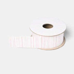 Mooie Roze Witte Strepen Grosgrain Lint