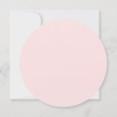 Mooie Roze & Witte Waterverf Bloemen Bruiloft Save The Date (Achterkant)