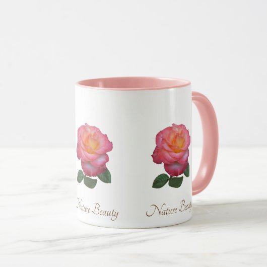 Mooie Rozen bloem Mok (Voorkant rechts)