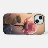 Mooie Rozen bloementuin iPhone 15 Hoesje (Achterkant horizontaal)
