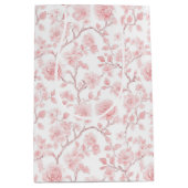 Mooie Rozen Bloemrijke Bruidsdouche Medium Cadeauzakje (Voorkant)