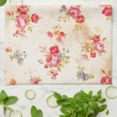 Mooie rozen en andere bloemen theedoek (Gevouwen)