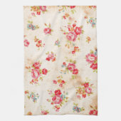 Mooie rozen en andere bloemen theedoek (Verticaal)