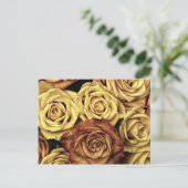 Mooie Rozen  Floral Bouquet Briefkaart (Staand voorkant)