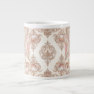 Mooie Rozen gouden Mozaik Vintage Extra Grote Beker