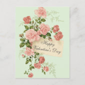 Mooie  Rozen Happy Valentijnsdag Briefkaart (Voorkant)