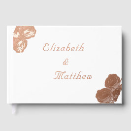 Mooie Rozen Katholieke bruiloft Folie gastenboek