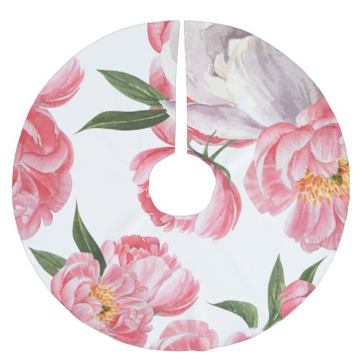 Mooie Rozen Kerstboom Rok (Voorkant)