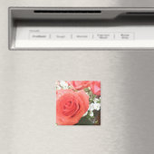 Mooie Rozen magneet (Insitu (Vaatwasser))