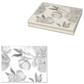 Mooie Rozen Rubberstempel (Gestempeld)