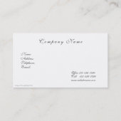 Mooie Rozen  stijl Visitekaartje (Achterkant)