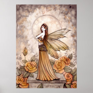 Mooie Rozenfee Poster van Molly Harrison