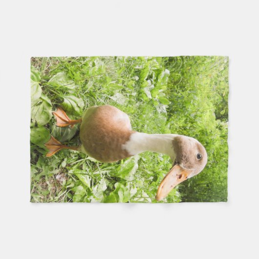 Mooie Runner Duck Fleece Blanket (Voorkant (Horizontaal))