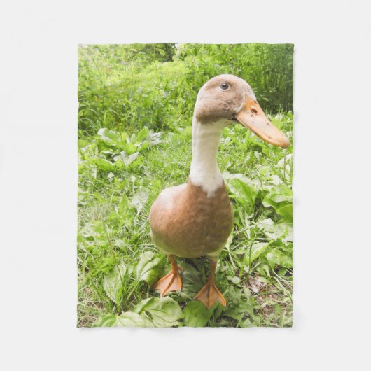 Mooie Runner Duck Fleece Blanket (Voorkant)