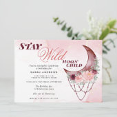 Mooie rustieke halve maan Mandala Kaart (Staand voorkant)