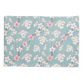 Mooie rustieke kersenbloesems kussensloop (Achterkant-Links)