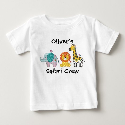 Mooie Safari Dieren Patchwork (Voorkant)