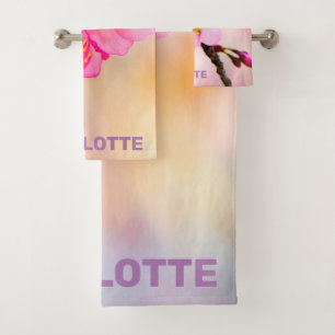 Mooie Sakura Cherry Blossom Bad Handdoek