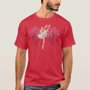 Mooie Sakura Cherry Blossom En Pointe Ballerin T-shirt