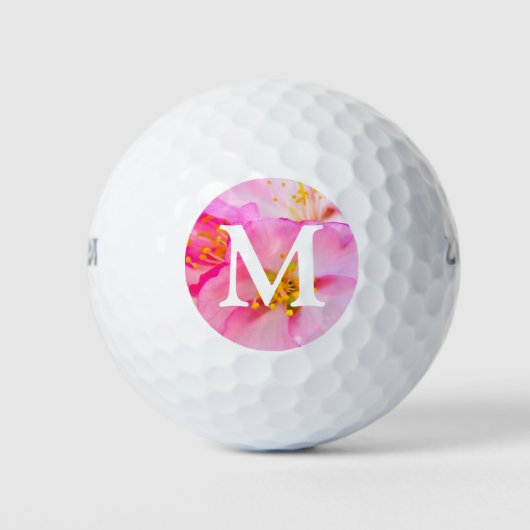 Mooie Sakura Cherry Blossom Golfballen (Voorkant)