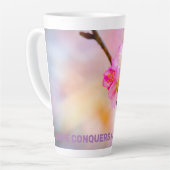 Mooie Sakura Cherry Blossom Latte Mok (Linkerhoek)