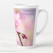 Mooie Sakura Cherry Blossom Latte Mok (Rechts)