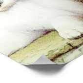 Mooie Samoyed en Engelse Shepherd Pups Poster (Hoek)