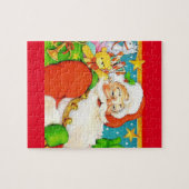 mooie santa claus puzzel (Horizontaal)