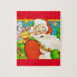mooie santa claus puzzel legpuzzel