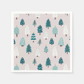 Mooie Scandinavische kerstboom mok Servet