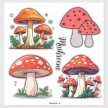 Mooie schattige Mushroom Creëer je eigen Scrapbook
