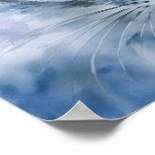 Mooie Schattigee Grey Tabby Kitten Waterverf Art Poster (Hoek)