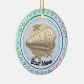 Mooie schelp keramisch ornament (Rechts)