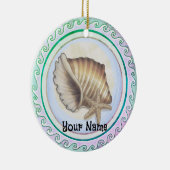 Mooie schelp keramisch ornament (Rechts)