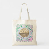Mooie schelp tote bag (Achterkant)