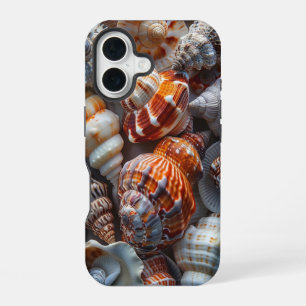 Mooie schelpen iPhone 16 hoesje
