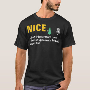 Mooie schijf Golf Funny Definition Disk Golfer T-shirt