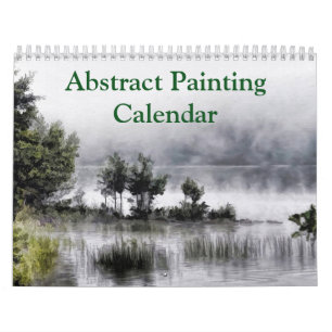 Mooie Schilderij Abstracte Kunst van het Landschap Kalender