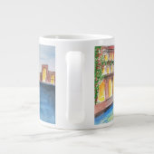 Mooie schilderkunst extra grote beker (Achterkant)