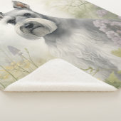 Mooie Schnauzer Sherpa Deken (3/4)