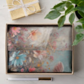 Mooie Schotse Koe met Cosmos voor Decoupage Tissuepapier (Geschenk)